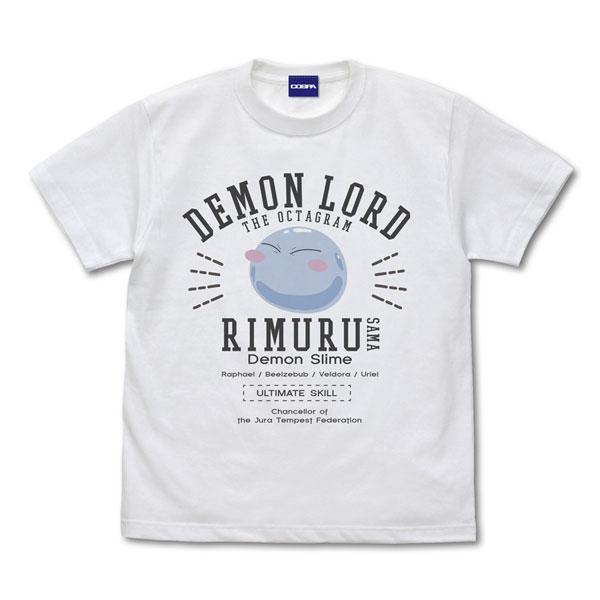 転生したらスライムだった件 リムル様カレッジ Tシャツ/WHITE-L[コスパ]《０６月予約》