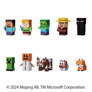 エンスカイ MINECRAFT マインクラフト ソフビパペットマスコット 指