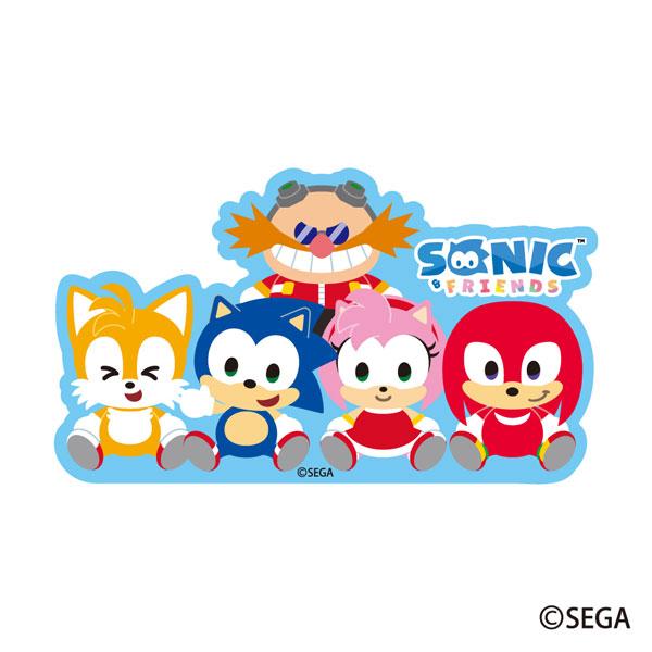 SONIC＆FRIENDS オリジナルステッカー6.SONIC＆FRIENDS集合[セガトイズ]《発...