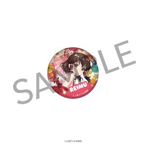 東方Project 友禅柄和紙風缶バッジ (博麗霊夢) [TOKYOGETS]の商品画像