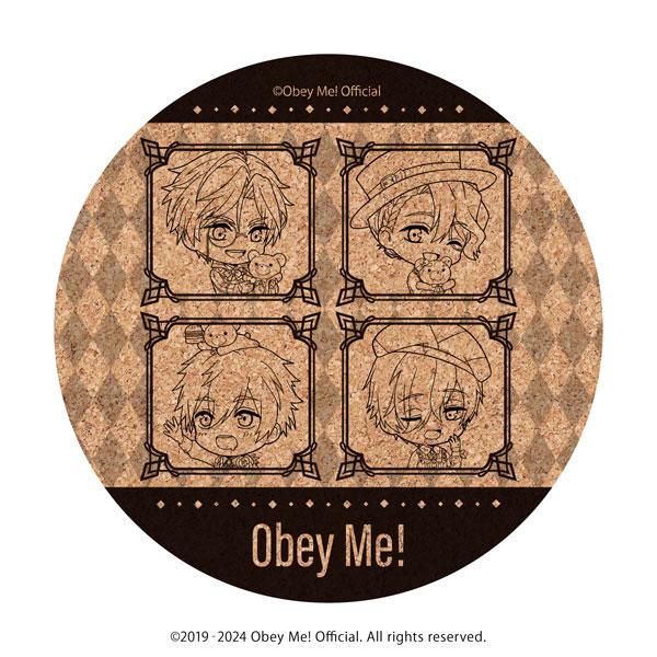 コルクコースター「Obey Me！」04/サタン＆アスモデウス＆ベルゼブブ＆ベルフェゴール バレンタ...