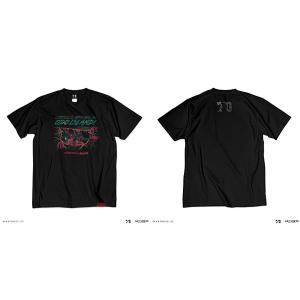 ゴジラ70周年記念『ゴジラ-1.0』 シーンイラストTシャツ1(大戸島) ブラック L[AIR TWOKYO]《０６月予約》｜amiami