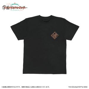 学園アイドルマスター 初星学園 公式Tシャツ(黒) Mサイズ[バンダイナムコ]《０８月予約》｜amiami