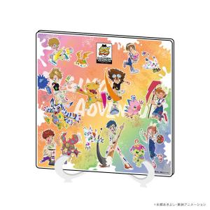 アクリルアートボード「デジモンアドベンチャー」01/散りばめデザイン 25周年ver.(描き下ろしイラスト)[A3]《０７月予約》｜amiami