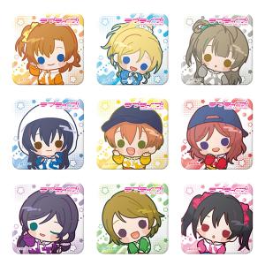 ラブライブ！ トレーディングちびキャラスクエア缶バッジ 9個入りBOX[キャラバン]《０８月予約》｜amiami