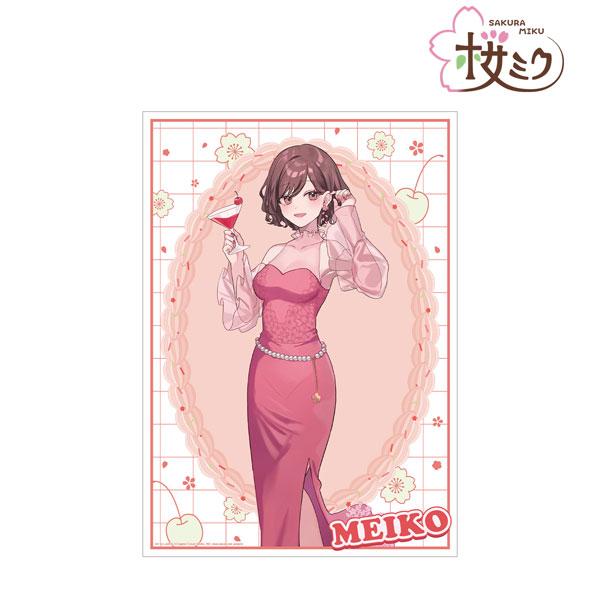 桜ミク 描き下ろし MEIKO 桜パーティーver. Art by しゅがお A3マット加工ポスター...