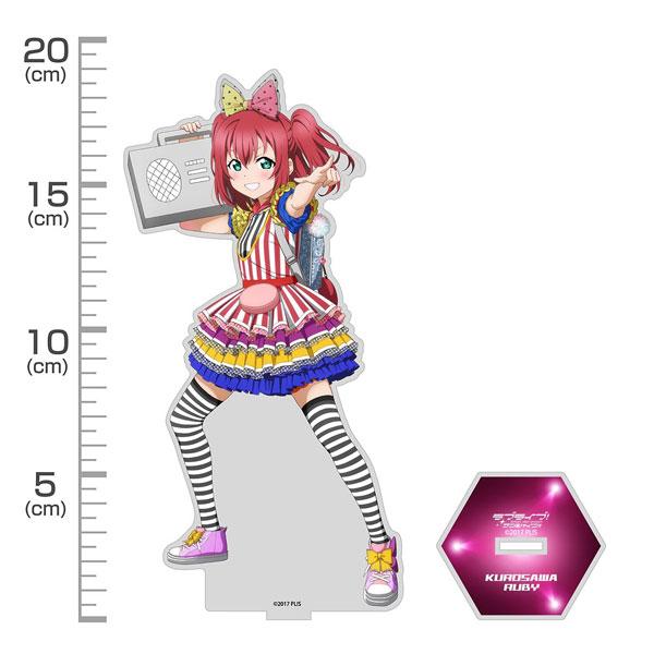 ラブライブ！サンシャイン！！ 描き下ろし 黒澤ルビィ アクリルスタンド(大)ソロコンサートver.（...