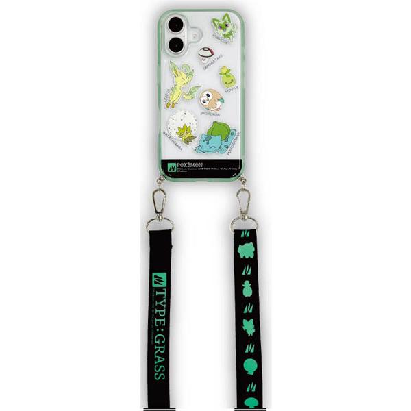 ポケットモンスター IIIIfit Loop iPhone16 対応ケース くさタイプ[グルマンディ...
