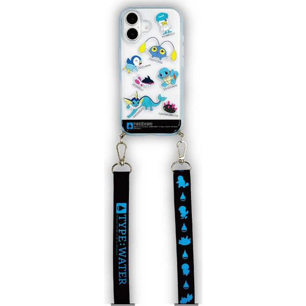 ポケットモンスター IIIIfit Loop iPhone16 対応ケース みずタイプ[グルマンディ...