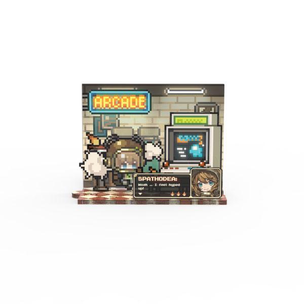 「リバース：1999」 *16ビットフィーバー*ピクセル風ゲームセンターシーンアクリルスタンド カエ...