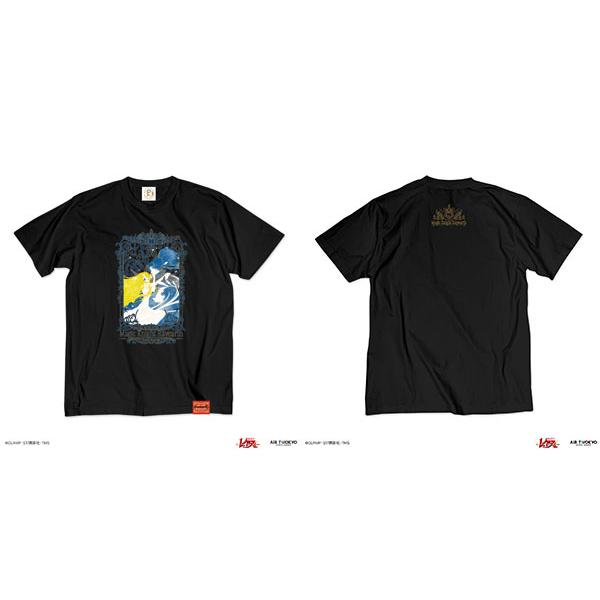 TVアニメ『魔法騎士レイアース』第1弾 デコラティブTシャツ(エメロード＆ザガート) ブラック XX...