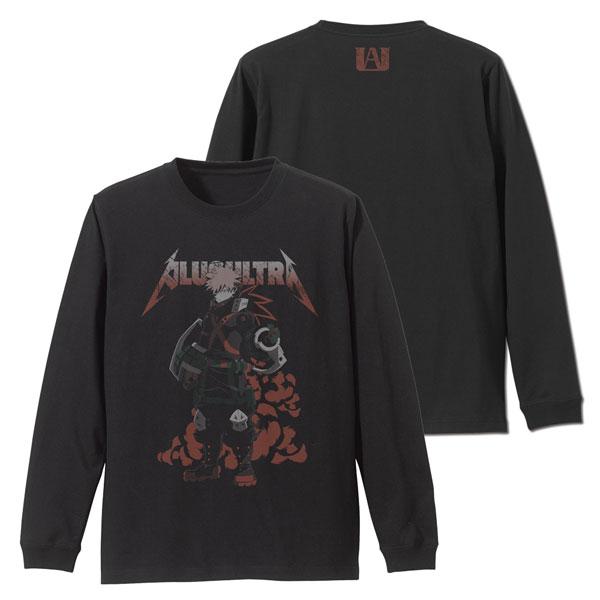TVアニメ『僕のヒーローアカデミア』 爆豪勝己 袖リブロングスリーブTシャツ/BLACK-XL（再販...