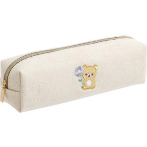 PT19201 リラックマ BASIC RILAKKUMA Flower ペンポーチ [サンエックス]の商品画像