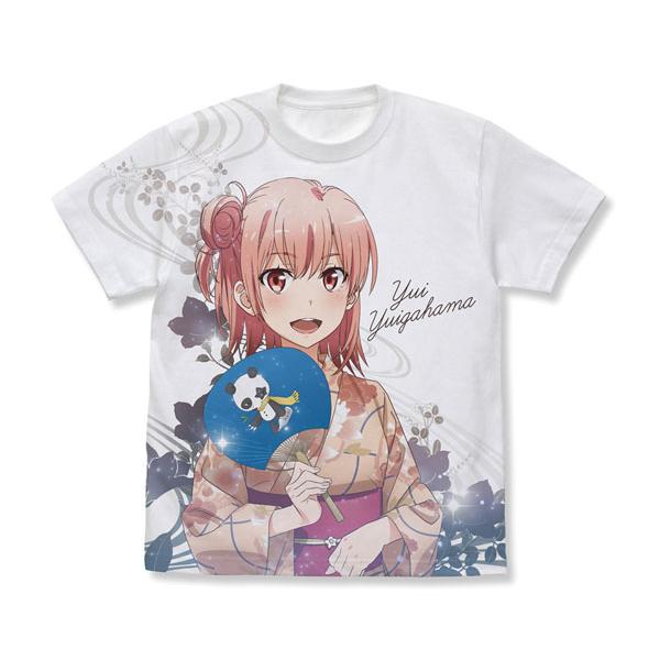 やはり俺の青春ラブコメはまちがっている。完 由比ヶ浜結衣 フルグラフィックTシャツ/WHITE-XL...