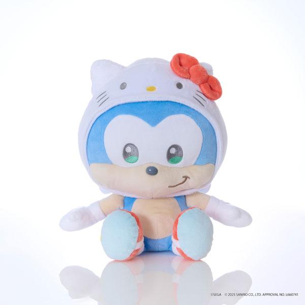 SONIC＆FRIENDS Sanrio characters ぬいぐるみM ソニック×ハローキティ...