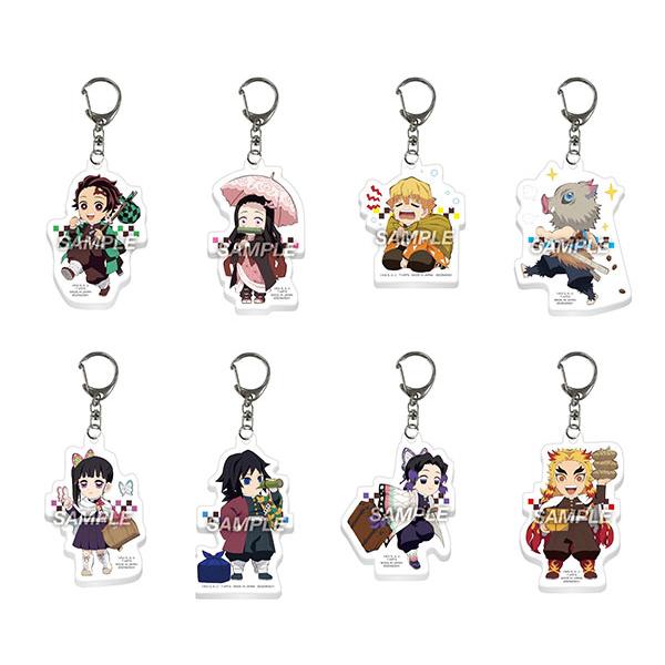 アニメ「鬼滅の刃」 任務行脚 トレーディングアクリルキーホルダー 8個入りBOX[タカラトミーアーツ...