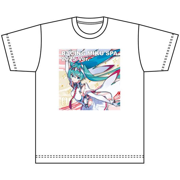 初音ミク レーシングVer.SPA 2025応援Ver. Tシャツ(Lサイズ)[キャラバン]《発売済...