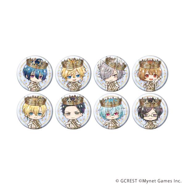 ホログラム缶バッジ(57mm)「夢王国と眠れる100人の王子様」10/ミニキャライラスト 8個入りB...