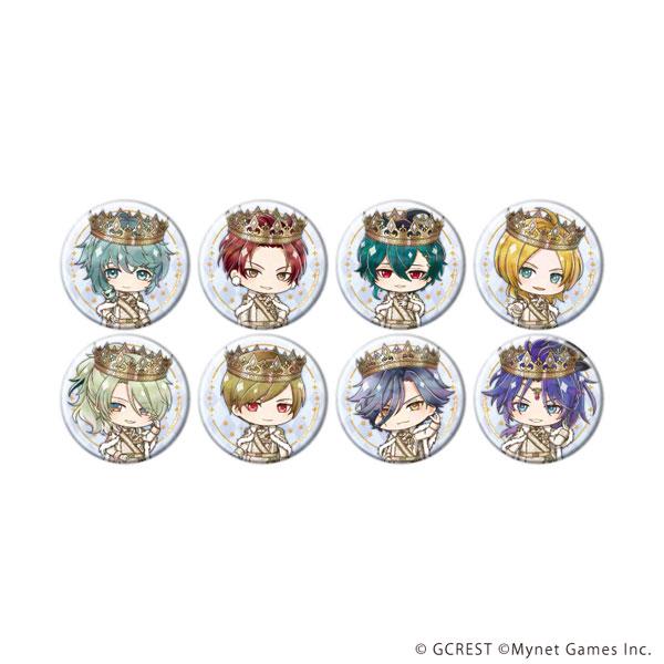 ホログラム缶バッジ(57mm)「夢王国と眠れる100人の王子様」11/ミニキャライラスト 8個入りB...