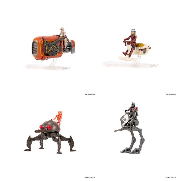 スター・ウォーズ マイクロ・ギャラクシー スカウト・クラス ミステリー・ビークル＆フィギュア シリー...