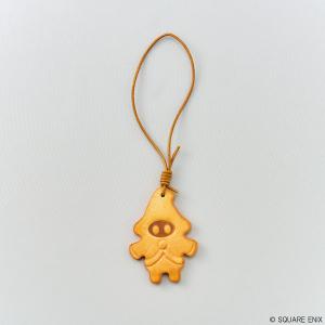 ファイナルファンタジーXIV フェイクレザーチャーム 〈高級マテ茶クッキー〉[スクウェア・エニックス]《発売済・在庫品》