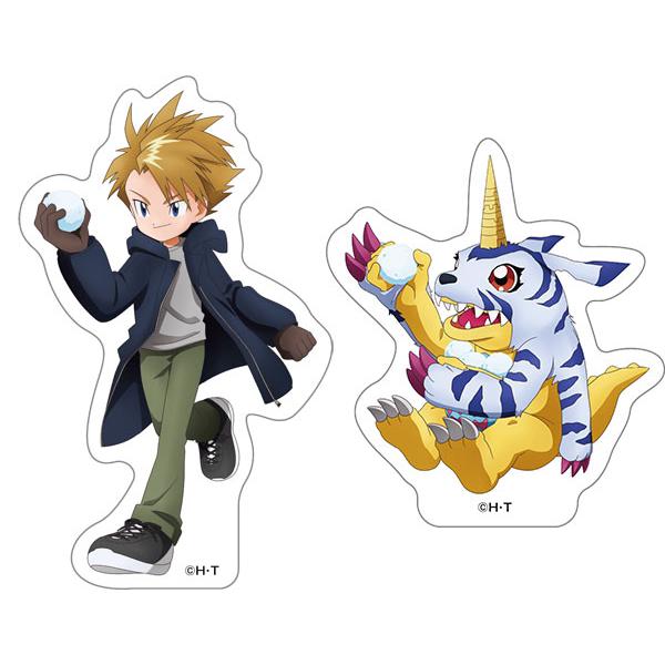 デジモンアドベンチャー ダイカットステッカー 石田ヤマト＆ガブモン[ムービック]《発売済・在庫品》