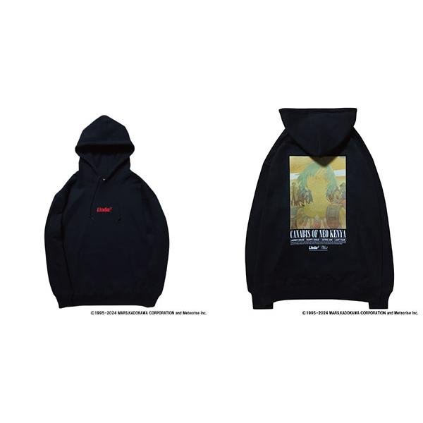 リンダキューブ30周年 リンダキューブパーカー ブラックA XL[Lam]《発売済・在庫品》