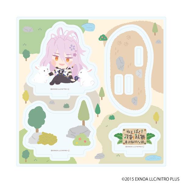 (s)ｱｸﾘﾙｽﾀﾝﾄﾞﾌﾟﾚｰﾄ わんぱく!刀剣乱舞 120せんごむらまさ