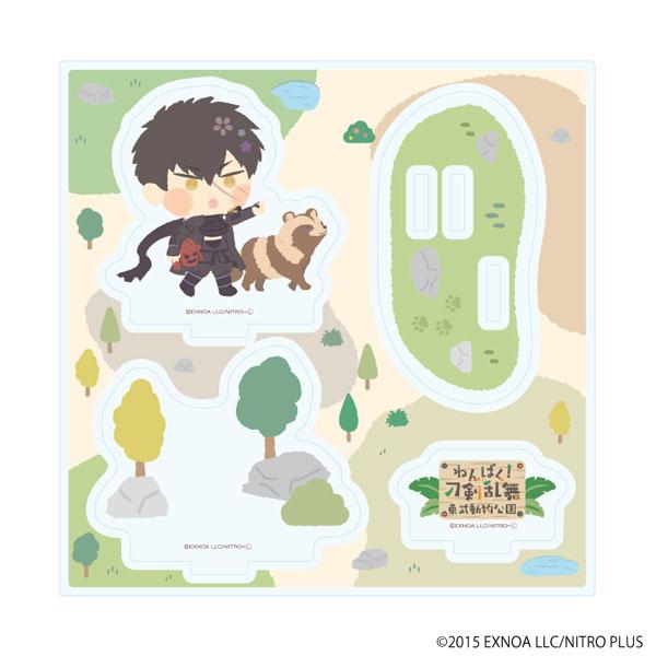 (s)ｱｸﾘﾙｽﾀﾝﾄﾞﾌﾟﾚｰﾄ わんぱく!刀剣乱舞 124どうだぬきまさくに