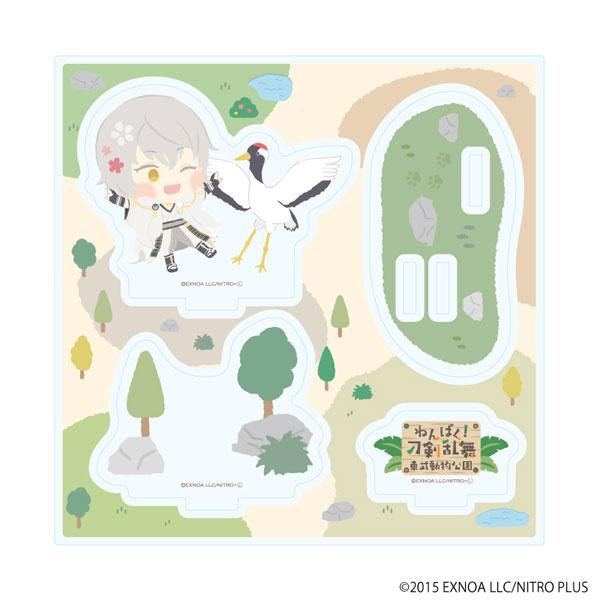 (s)ｱｸﾘﾙｽﾀﾝﾄﾞﾌﾟﾚｰﾄ わんぱく!刀剣乱舞 125つるまるくになが