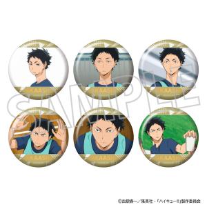 中身はランダム】ハイキュー!! カラパレ 登校缶バッジ タカラトミー