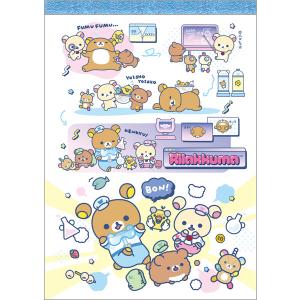 リラックマ メモパッド MH30601 チャイロイコグマのくまきゅんDays