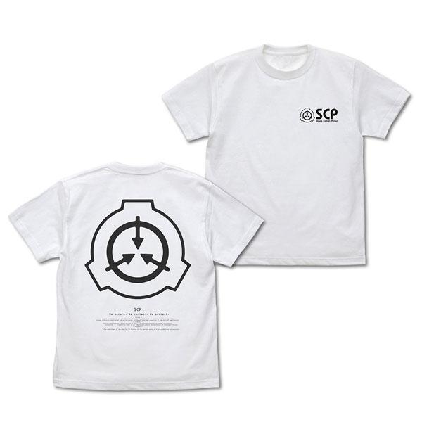 SCP財団 ロゴバックプリントTシャツ/WHITE-M[コスパ]《０９月予約》