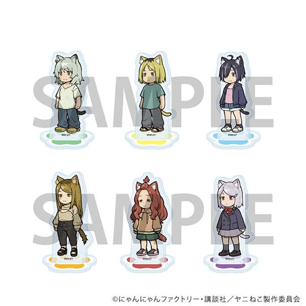 アクリルぷちスタンド「TVアニメ『ヤニねこ』」01/公式イラスト 6個入りBOX[A3]《１０月予約...