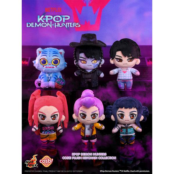 ホットトイズ・ZAKKA コスビ・ぬいぐるみキーチェーン『KPOPガールズ！ デーモン・ハンターズ』...