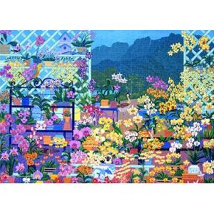 ジグソーパズル Orchid House-Hawaii ぎゅっと1000ピース (TPG-1000-619)[テンヨー]《在庫切れ》｜amiami