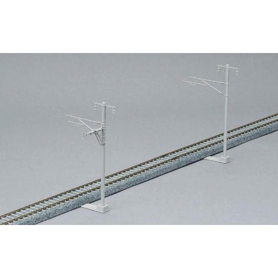 5-054 (HO)単線ワイド架線柱 12本入り(張力調整装置付き)[KATO]《発売済・在庫品》