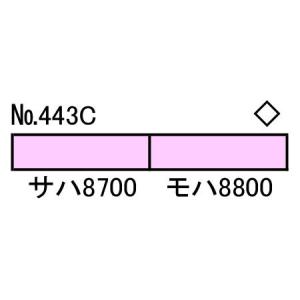 443C エコノミーキットシリーズ 東武8000系 増結用中間車2両セット