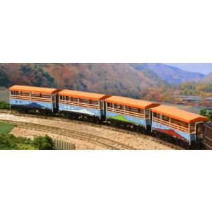 A1475 トラ90000 トロッコ列車 高崎運転所 4両セット[マイクロエース]《発売済・在庫品》