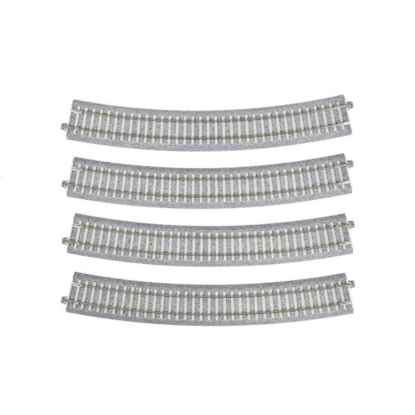 2-241 HOユニトラック PC曲線線路 R730-22.5°（4本入）[KATO]《発売済・在庫...