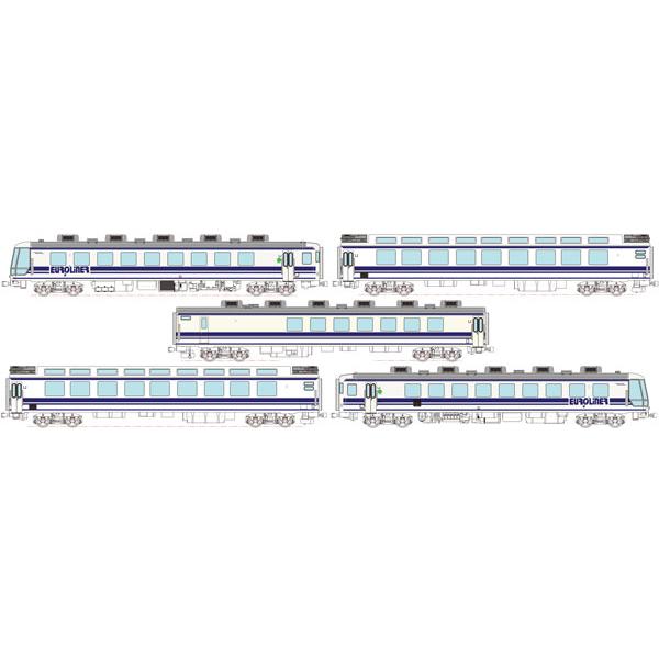 TW-EUC-X ユーロライナー基本5両セット(JNRロゴ付)[トラムウェイ]【送料無料】《秋月予約...