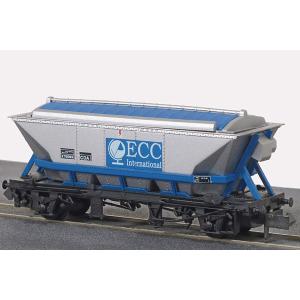 Nゲージ イギリス2軸貨車陶石ホッパー車 (シルバー/ブルー)（再販）[PECO]《０８月予約》｜amiami