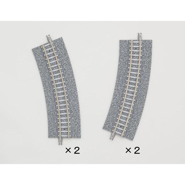 1781 ワイドPCアプローチレールCR(L)280-22.5-WP(F)(4本2組)[TOMIX]...