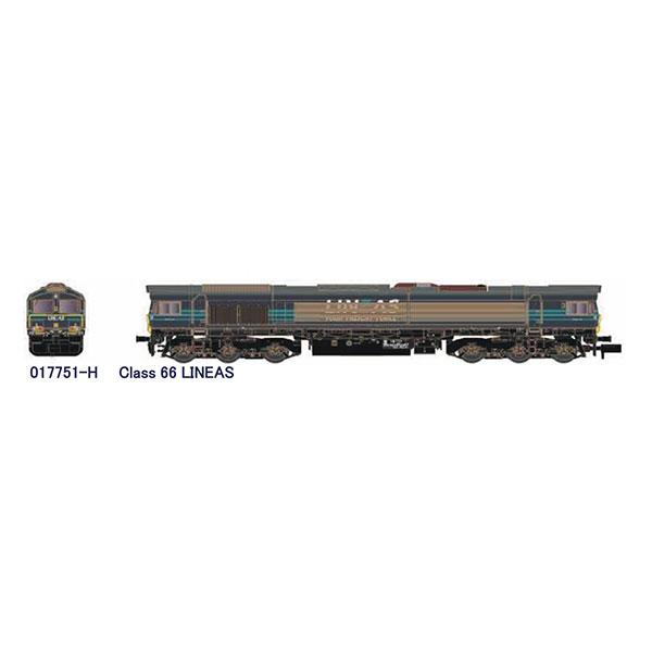 017751-H (N) Class 66 LINEAS[ホビーセンターカトー]【送料無料】《発売済...