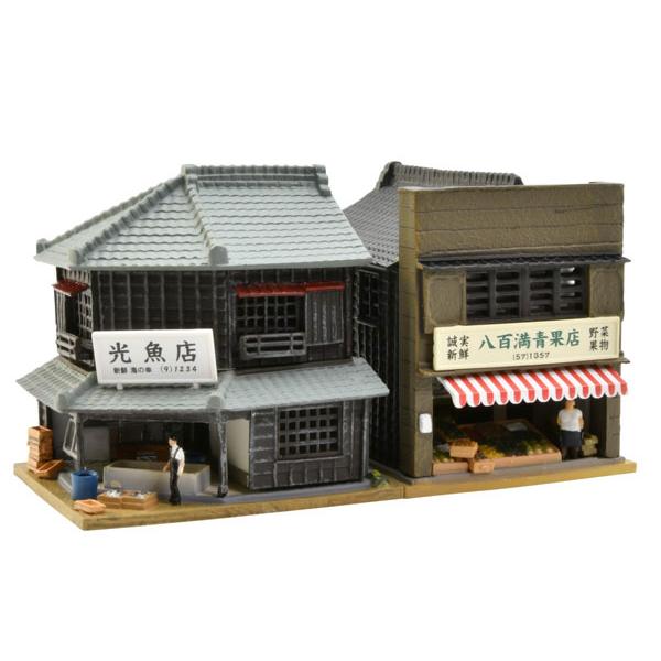 ジオラマコレクション 建コレ191 魚屋・八百屋1R[トミーテック]《発売済・在庫品》