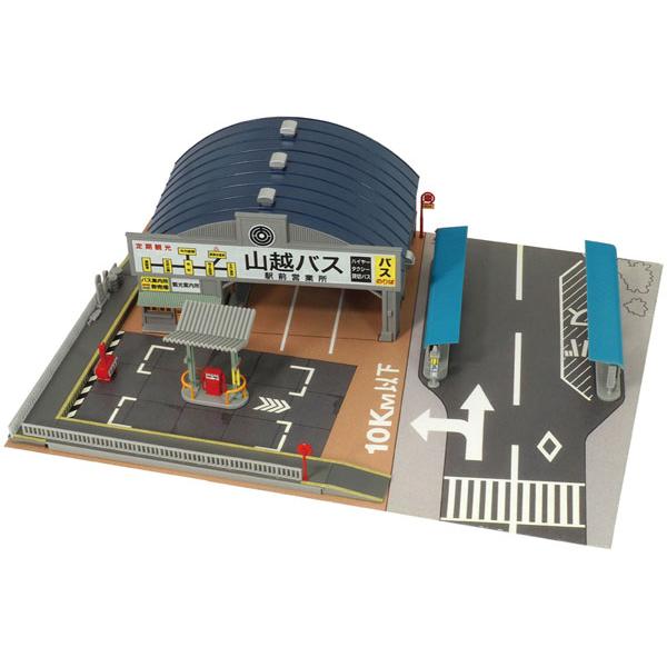 2912 着色済みストラクチャー バス営業所[グリーンマックス]《発売済・在庫品》