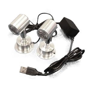 LED小型スポットライト miniスポ2灯 電球色