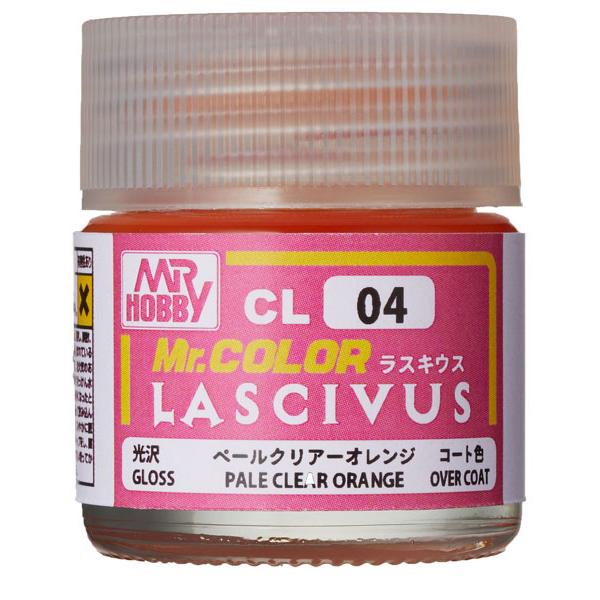 Mr.カラー LASCIVUS(ラスキウス) クリアーペールオレンジ 10ml 〈光沢〉[GSIクレ...