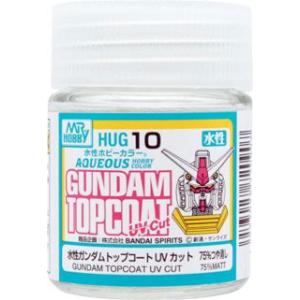 UVキュービック TG-8310 ホワイト最終値下げ HUG10 水性ガンダムトップコート UVカット 75%つや消し ビン入り 18ml