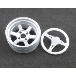 1/24 カーモデル用 ホイールパーツ 6-spork（再販）[アスカモデル]《発売済・在庫品》